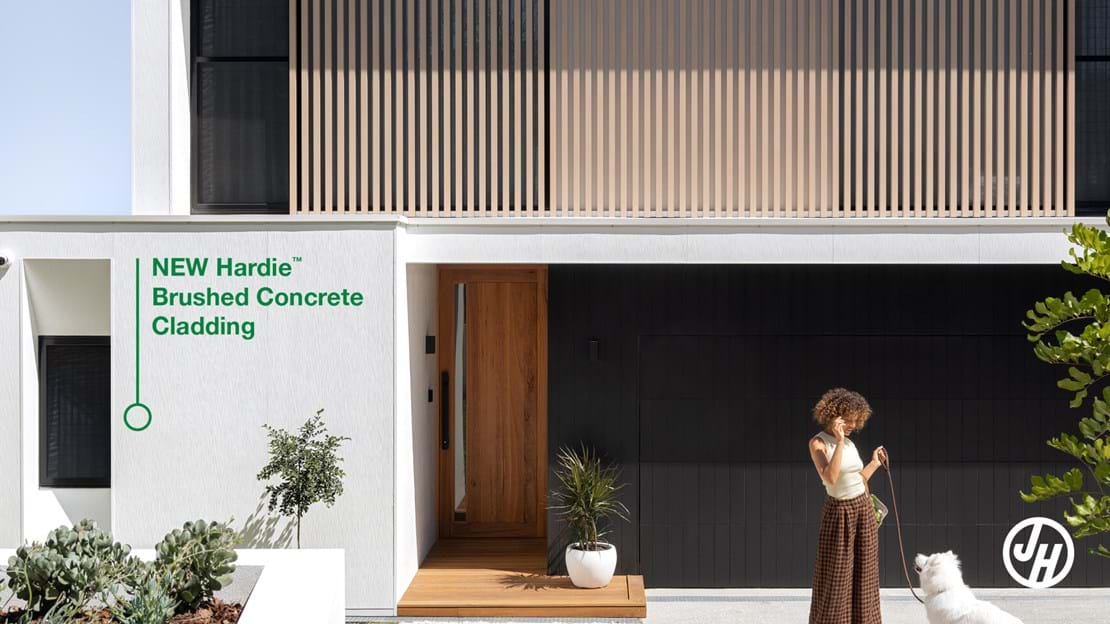 HARDIE™ BRUSHED CONCRETE CLADDING